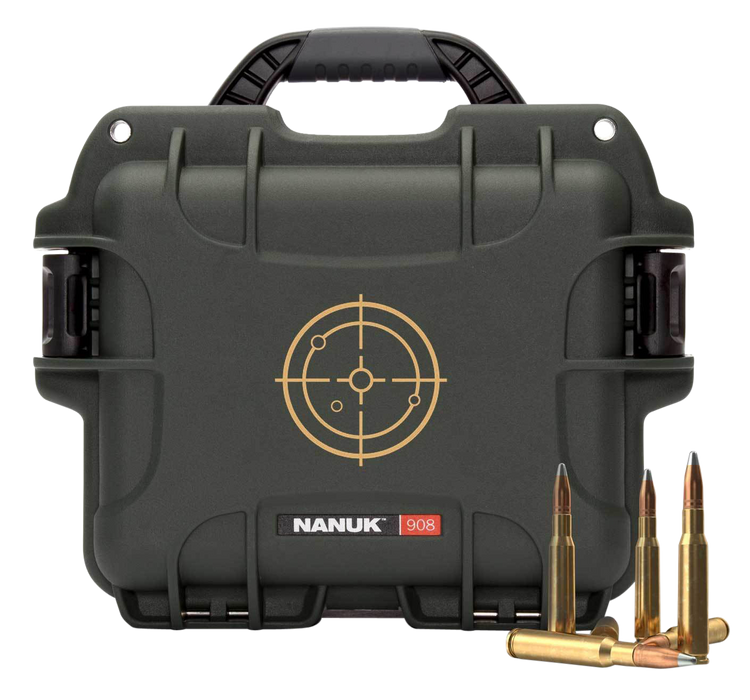 Nanuk (plasticase Inc) 908, Nanuk 908ammo6  Nanuk Cs 908 W/tan Trget Logo Olv