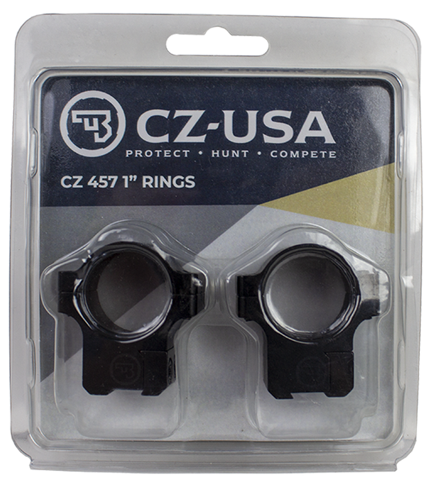 Cz Cz 457, Cz 40086 Alum Scope Rings 1in  Cz457 11mm Dovetail