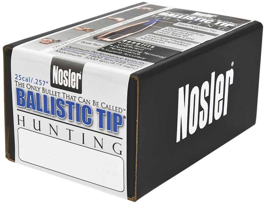 Nosler Ballistic Tip, Nos 25100 Blstc Hnt   25 100 Sptzr  50