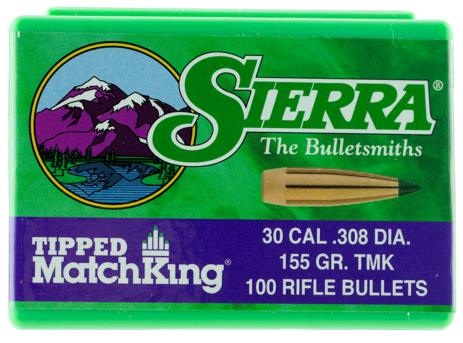 Sierra Tipped Matchking, Sierra 7755  .308 155 Tmk          100