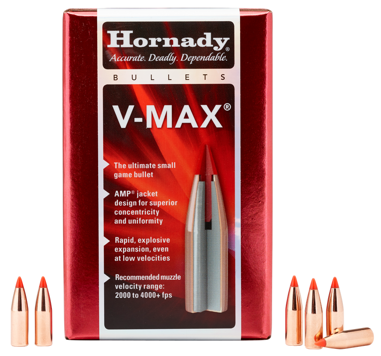 Hornady V-max, Horn 22415 Bull .243  65 Vmax      100