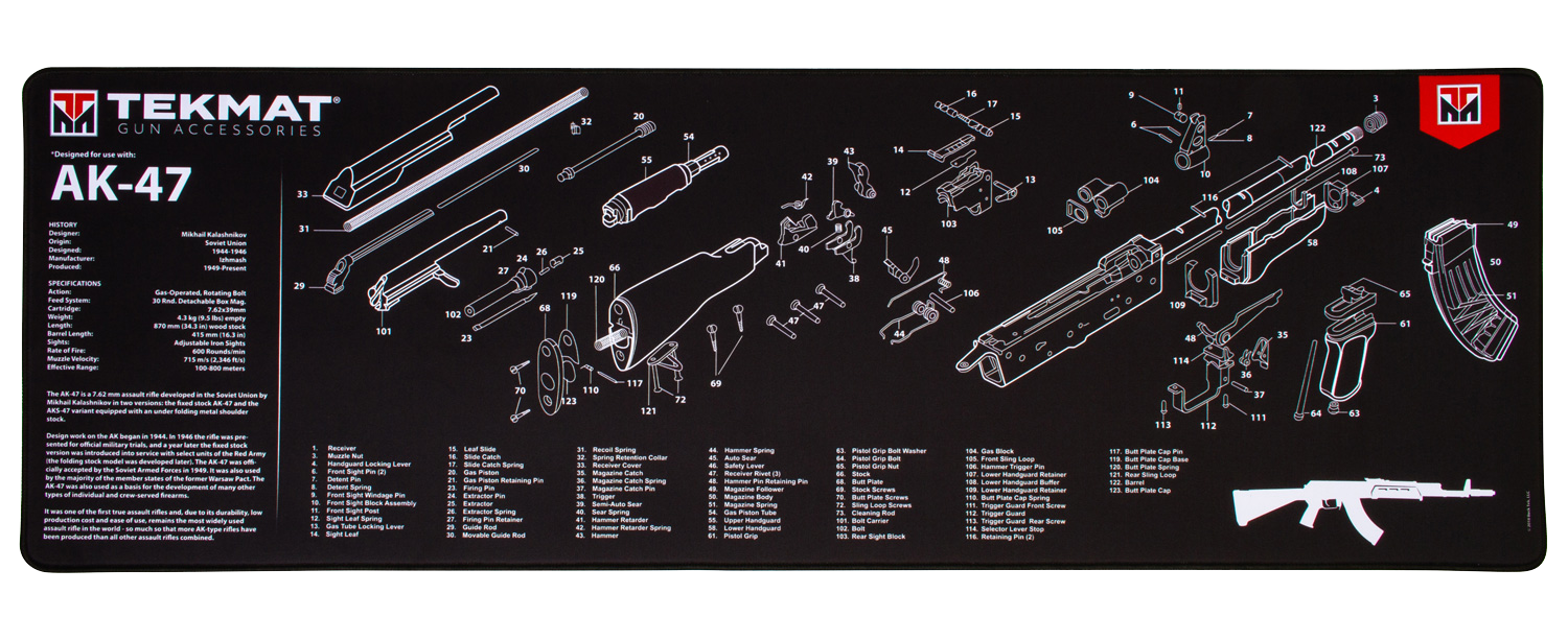 Beck Tek, Llc (tekmat) Ultra Premium Cleaning Mat, Tekmat R44ak47 Ultra44 Ak47 Cleaning Mat