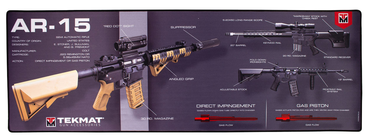 Beck Tek, Llc (tekmat) Ultra Premium Cleaning Mat, Tekmat R44ar15wpd   Ultra44 Ar15 Wepons Platform