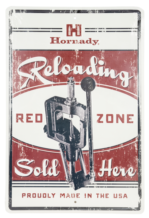 Hornady , Horn 99130   Hornady Reloading Redzone Tin Sign