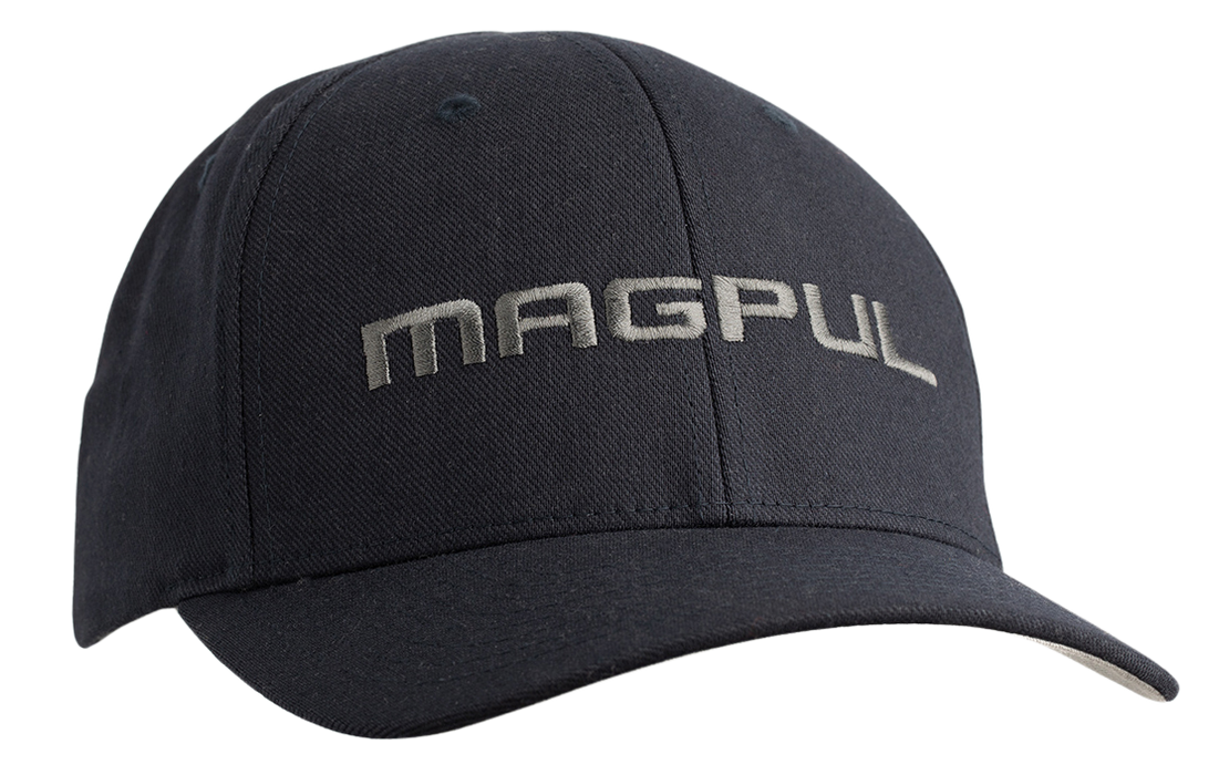 Magpul Industries Corp Wordmark, Magpul Mag1103-001 Wordmark Stretch Hat L/xl  Blk