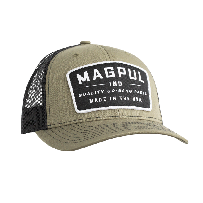 Magpul Industries Corp Go Bang, Magpul Mag1102-344 Go Bang Trucker Hat    Olv/blk