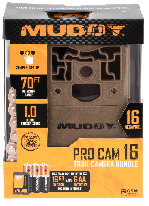 Muddy Pro-cam 16, Muddy Mud-mtc200k Pro Cam 16mp W  Batt And Sd