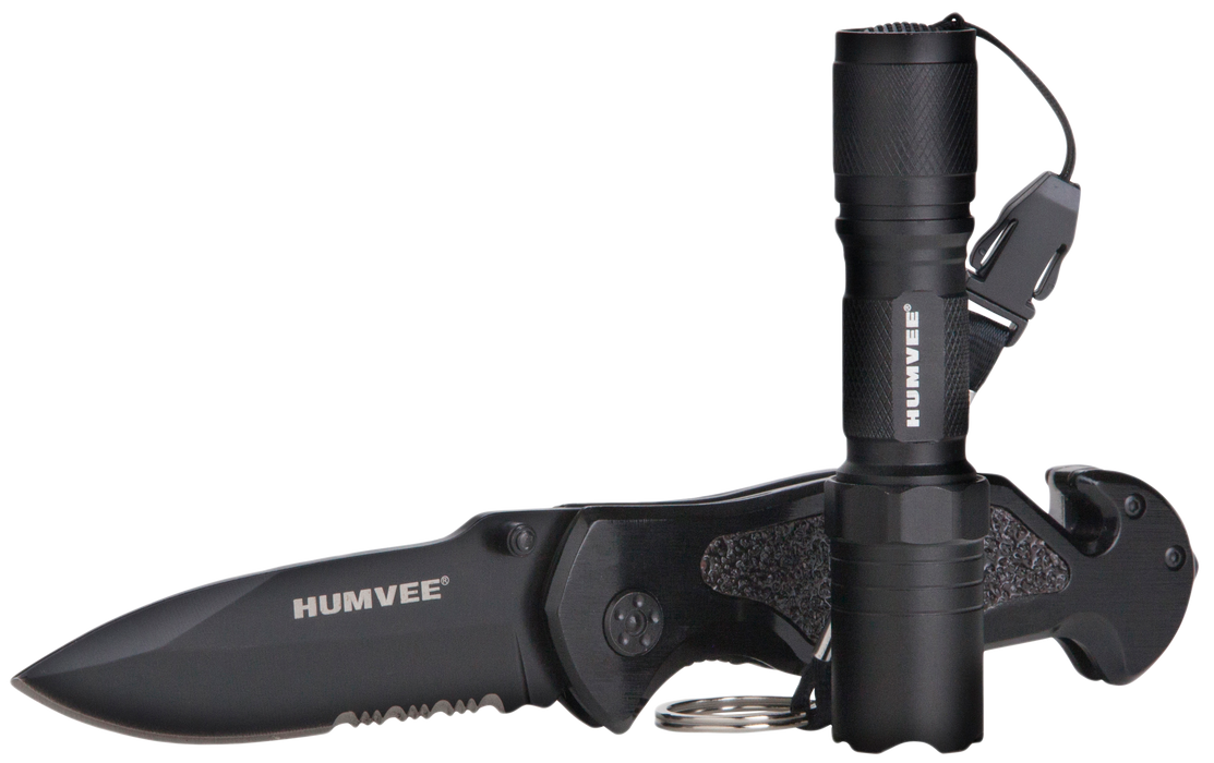 Humvee Accessories Rescue Knife/flashlight, Camp Hmvkcer1     Humvee Rescue Combo