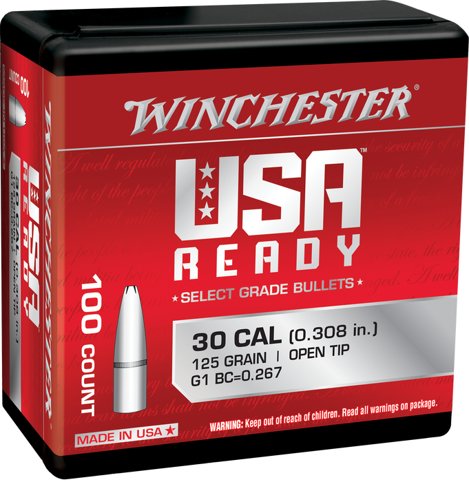 Winchester Ammo Centerfire Rifle, Win Wbr30125   Bul 308   125 Ot         100/10