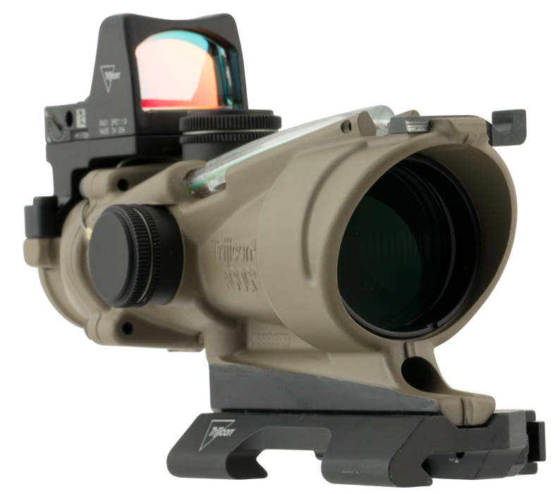 Trijicon Acog Ecos, Trj 100554  Ta31ecosg  Combo 4x32/rmr2 3.25moa Fde