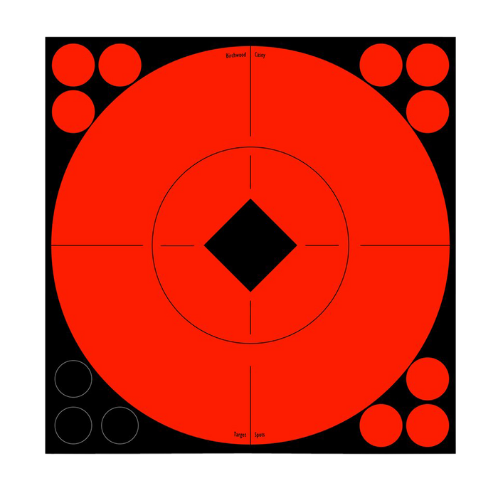 Birchwood Casey Target Spots, Bir 33916 Target Spots 8"  Orange              8pk