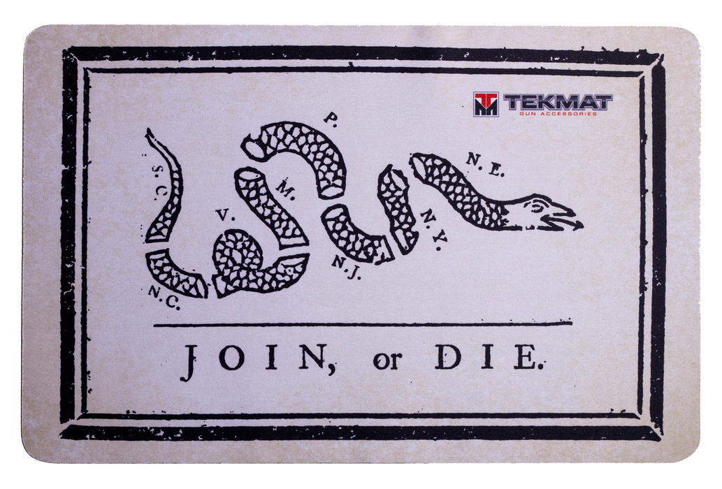 Beck Tek, Llc (tekmat) Original Cleaning Mat, Tekmat R17join           Join Or Die  Cleaning Mat