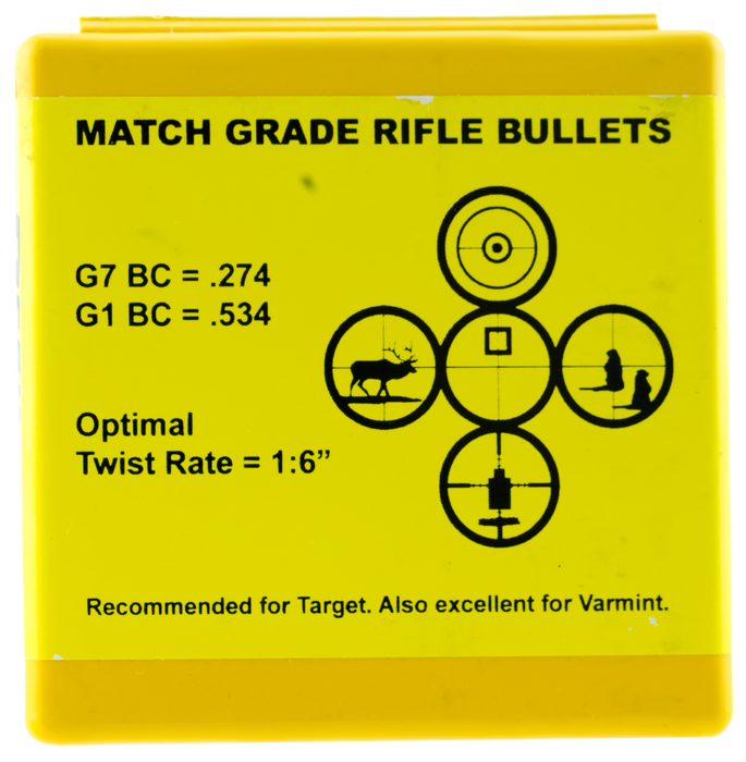 Berger Bullets Target, Berg 22423 Bull .224 90gr Vld Tgt  100