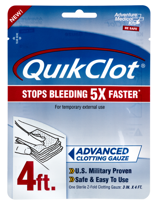 Adventure Medical Kits Quikclot, Amk 50200026 Quikclot Gauze 3" X 4'