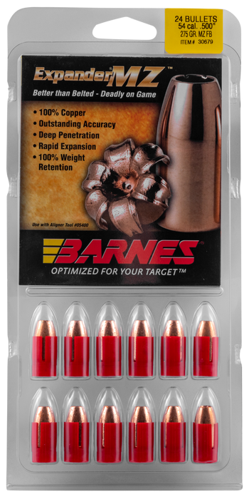 Barnes Bullets Expander Mz, Brns 30679 Expmz 54c 275 Exp        24