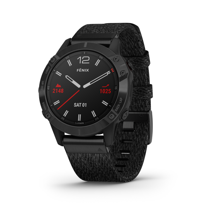 Garmin Fenix 6, Gar 010-02158-01 Fenix 6 Pro Watch Blk/blk