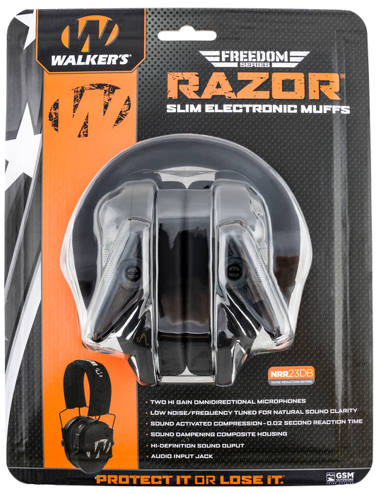 Walkers Game Ear Razor, Wlkr Gwp-rsemfs      Razr Freedom Muff Fs