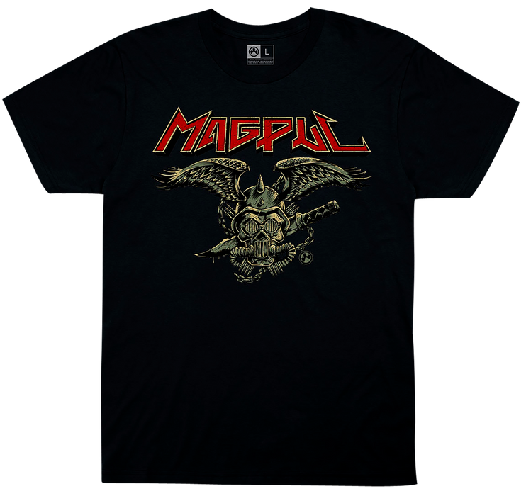 Magpul Industries Corp Heavy Metal, Magpul Mag1220-001-3x Hvy Metal Tshirt 3x  Blk