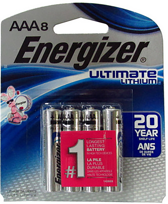 Rayovac Aaa, Energizer L92sbp-8.h3 Ult Lith Aaa4 Sensor Emod