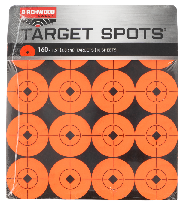 Birchwood Casey Target Spots, Bir 33904 Target Spots 1.5"orange            160pk