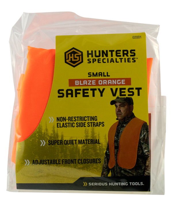 Hunters Specialties Safety Vest, Hs 02001 Super Quiet Youth Safety Vest