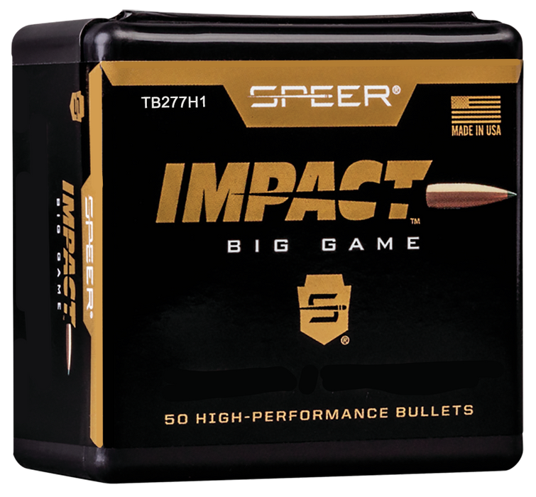 Speer Ammo Impact, Speer Tb277h1   Bull .277 150 Tipped Plated Cb 50