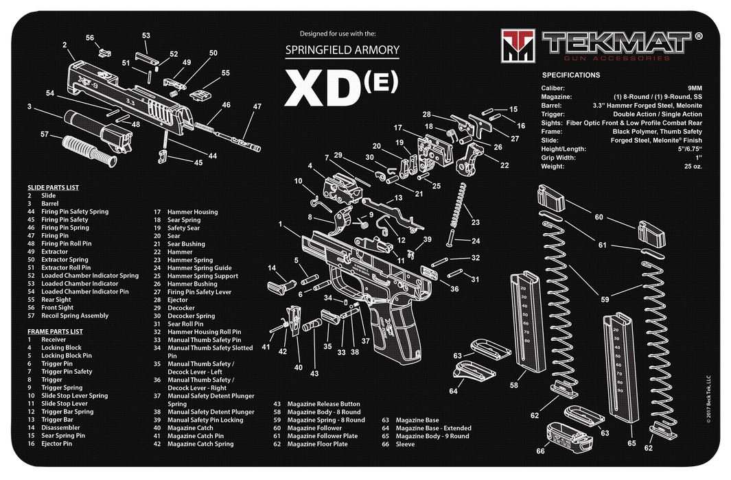 Beck Tek, Llc (tekmat) Original Cleaning Mat, Tekmat Tekr17xde        Springfield Xde