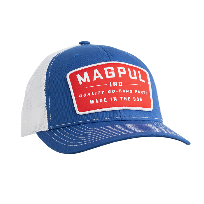 Magpul Industries Corp Go Bang, Magpul Mag1102-423 Go Bang Trucker Hat    Ryl/wht