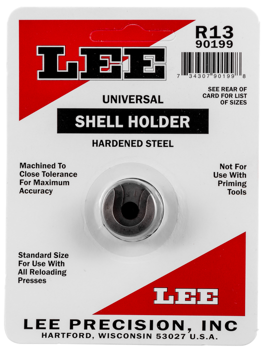 Lee Shell Holder, Lee 90199 R13 Shell Holder