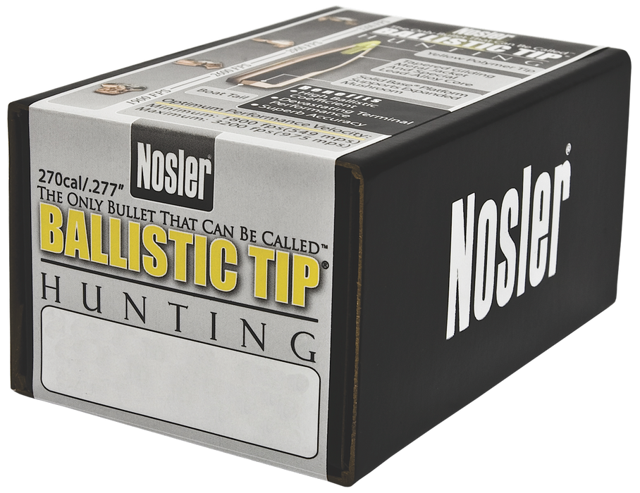 Nosler Ballistic Tip, Nos 27130 Blstc Hnt  270 130 Sptzr  50