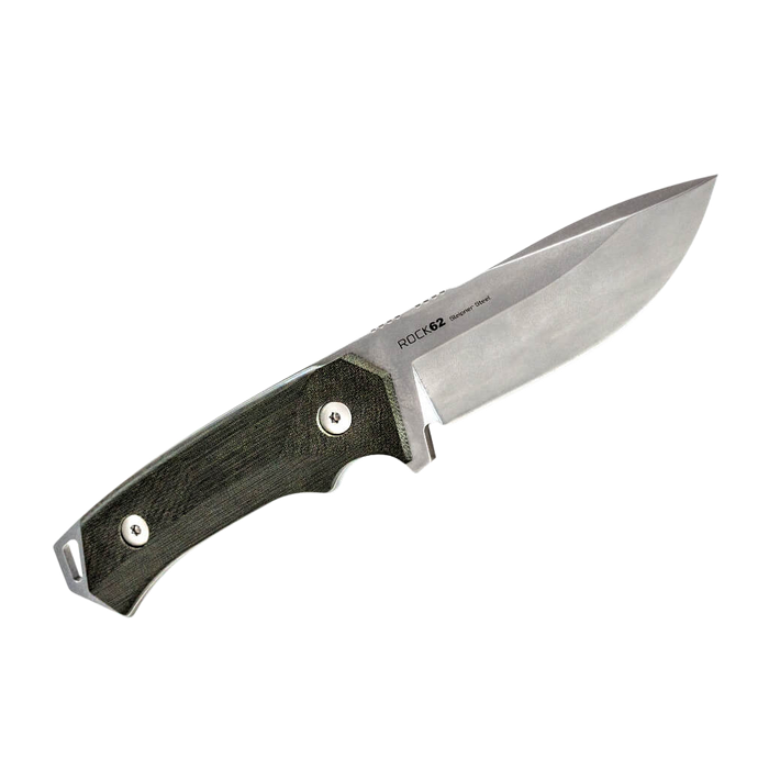 Woox Llc Rock62, Woox Bu.knf001.08  Rock 62 Knife Micarta-engraved