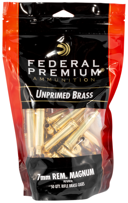 Federal Gold Medal, Fed Pr7upb50       Gm 7mmmg  Unp Bagged Brass  50