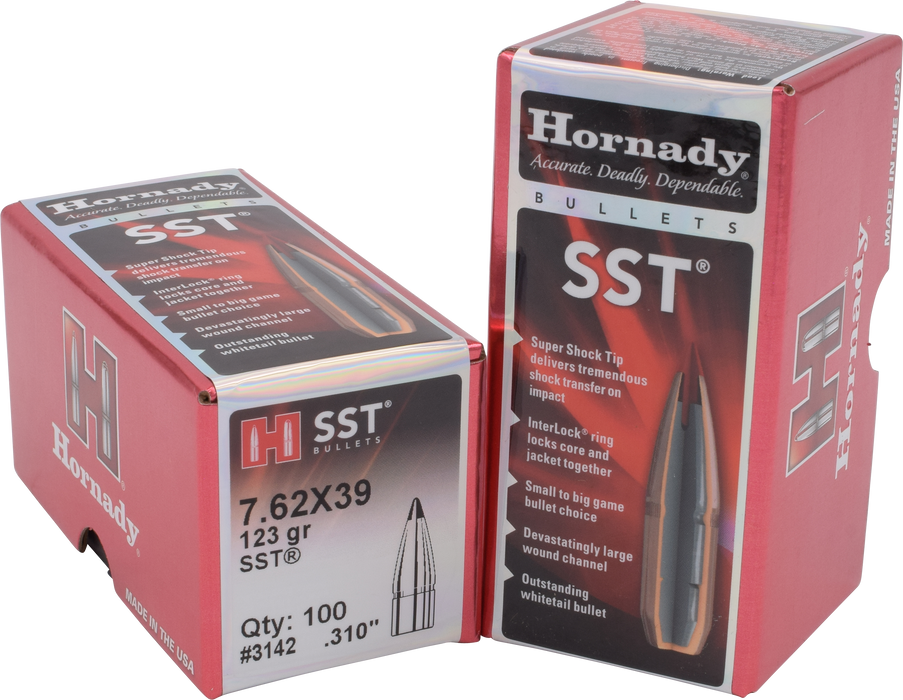 Hornady Sst, Horn 3142   Bull .310 123 Sst               100/25