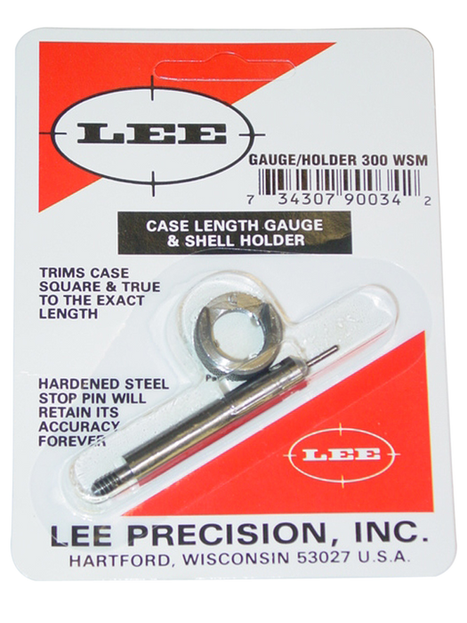 Lee Case Length Gauge, Lee 90034 Gauge/holder 300 Wsm