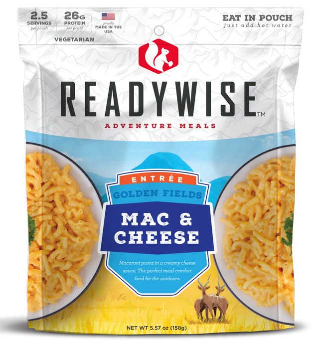 Wise Foods Outdoor Food Kit, Wise Rw05-009 6 Ct Golden Fields Mac & Cheese