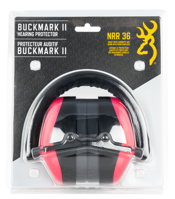 Browning Buckmark Ii, Brn 12687     Hearing Prot, Bm Ii, Pink