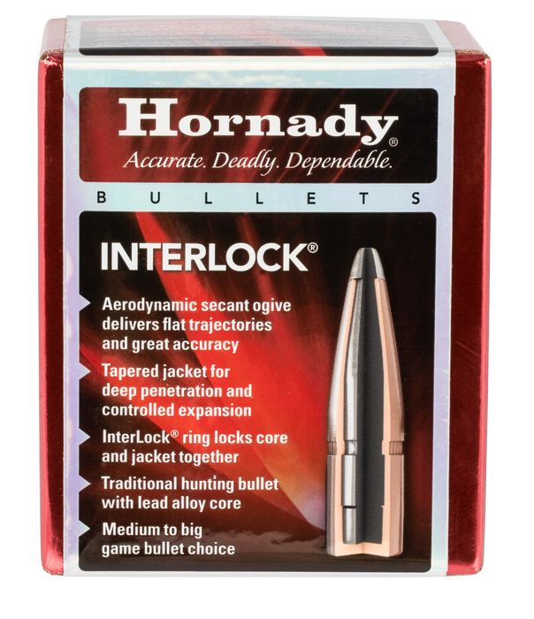 Hornady Interlock, Horn 3501   Bull .355 170 Sp Interlock      100/15