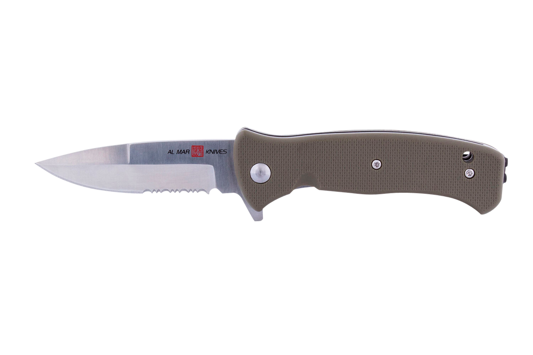 Al Mar Knives (edge Tech) S.e.r.e., Almar Amk2209 S.e.r.e.  2020 3.0 Od Green Mini