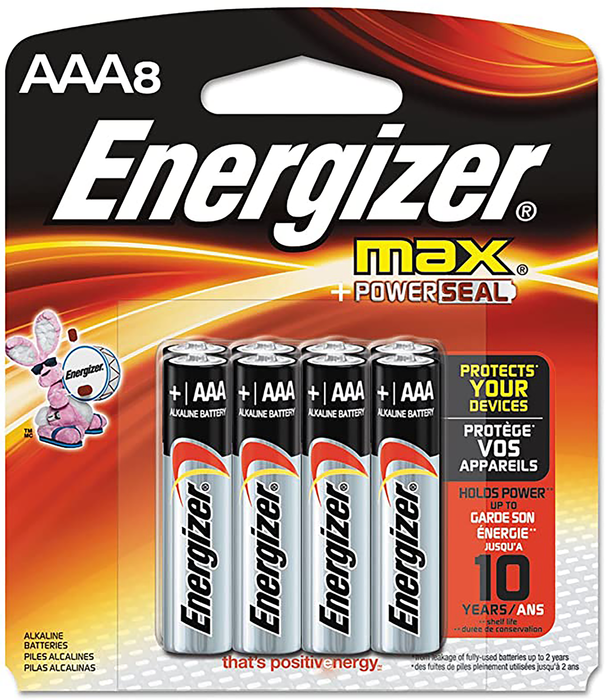 Rayovac Aaa, Energizer E92mp-8     Max Aaa-8