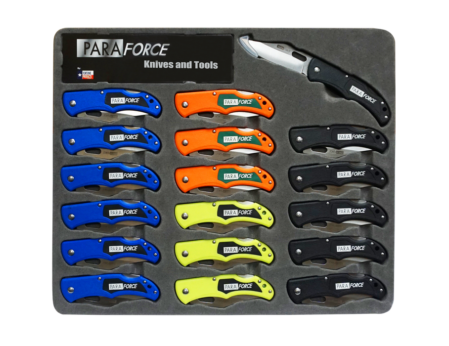 Accusharp Paraforce, Fpi 801lbks Paraforce Lockback Knife 18 Pc Display