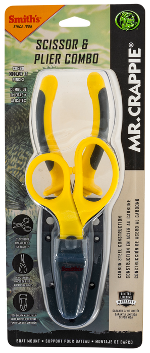 Smiths Products Mr. Crappie, Smiths 51297 Mr Crappie Pliers & Scissor Combo