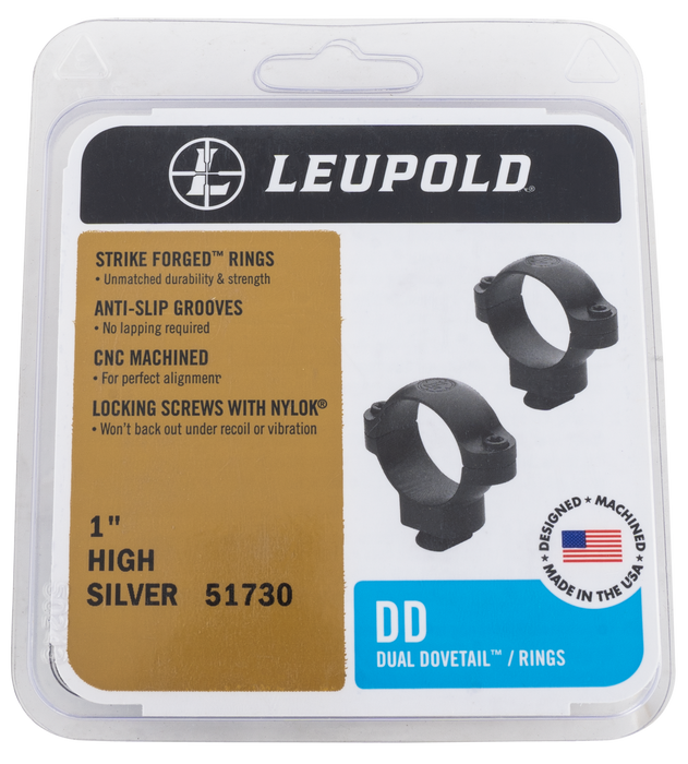 Leupold Dual Dovetail, Leu 51730  Dd Rings High            Sl