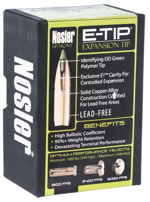 Nosler E-tip, Nos 59765 E-tip      6.5mm 120 Lf   50