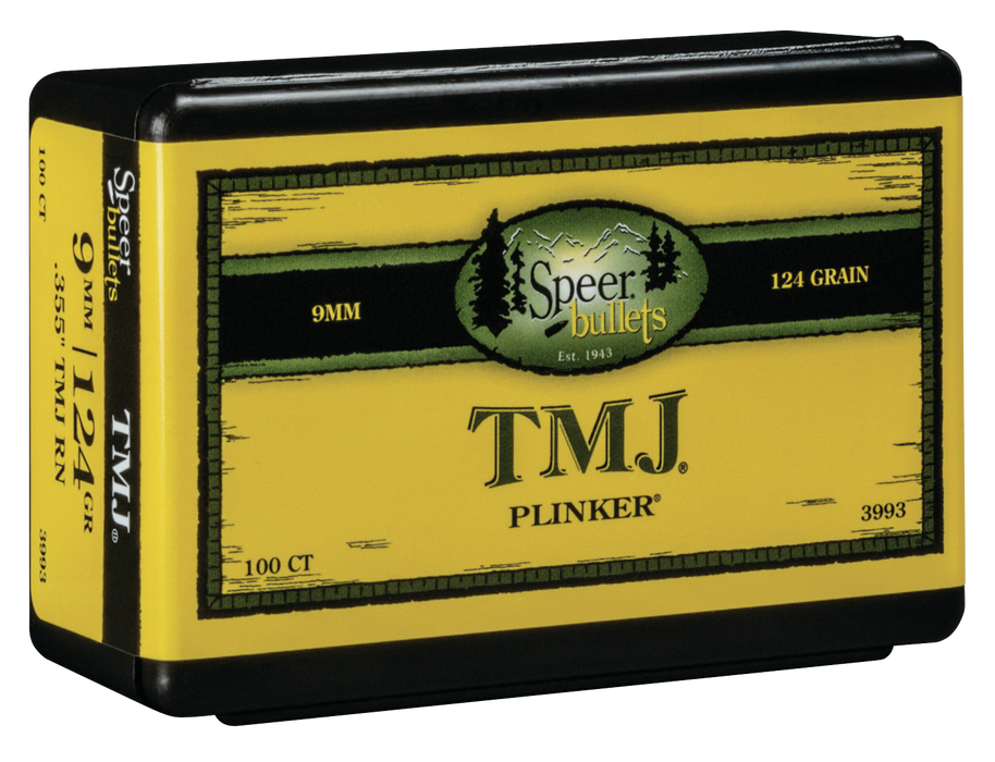 Speer Ammo Tmj, Speer 3993      Bull .355 124 Tmj             100