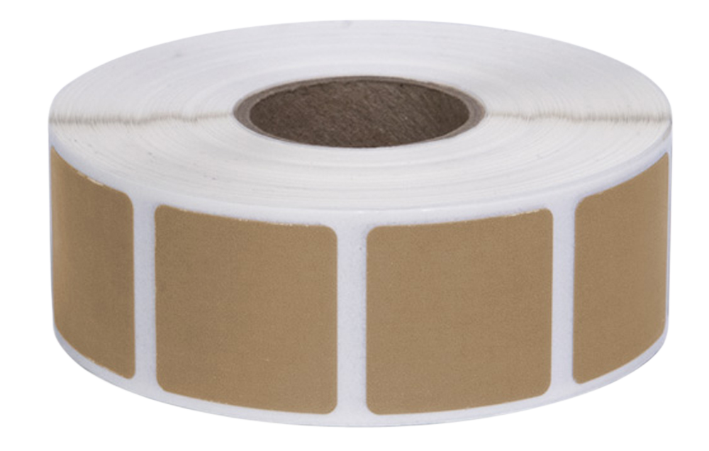 Action Target Inc Square Target Pasters, Action Past/br   Pastersbrown 1000 7/8 Sq Per Roll