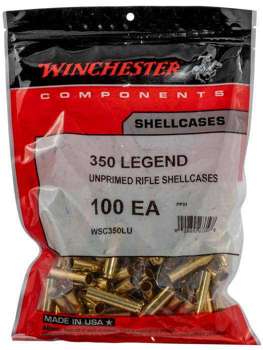 Winchester Ammo Unprimed Cases, Win Wsc350lu   Unpcase     350 Leg       100/bg