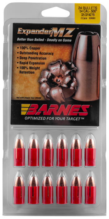 Barnes Bullets Expander Mz, Brns 30680 Expmz 54c 325 Exp        24