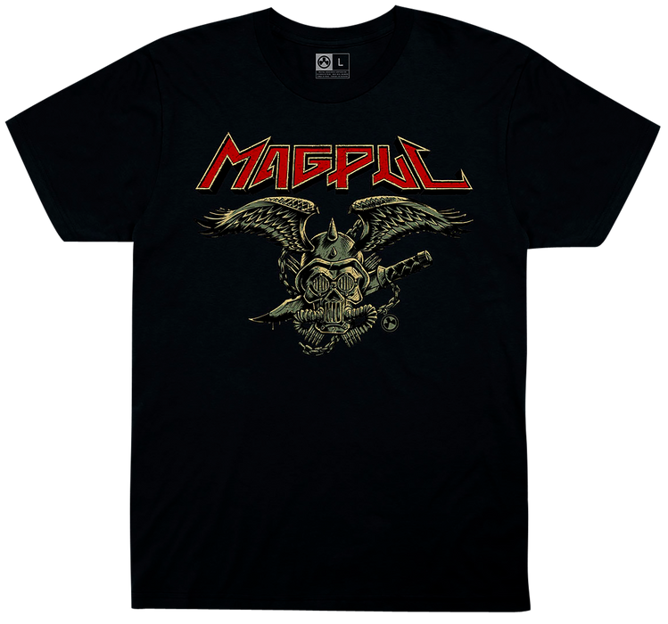 Magpul Industries Corp Heavy Metal, Magpul Mag1220-001-s  Hvy Metal Tshirt Sm  Blk