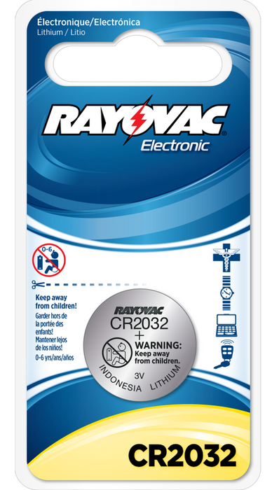 Rayovac Cr2032, Ray Kecr20321 Lith Battery #cr2032