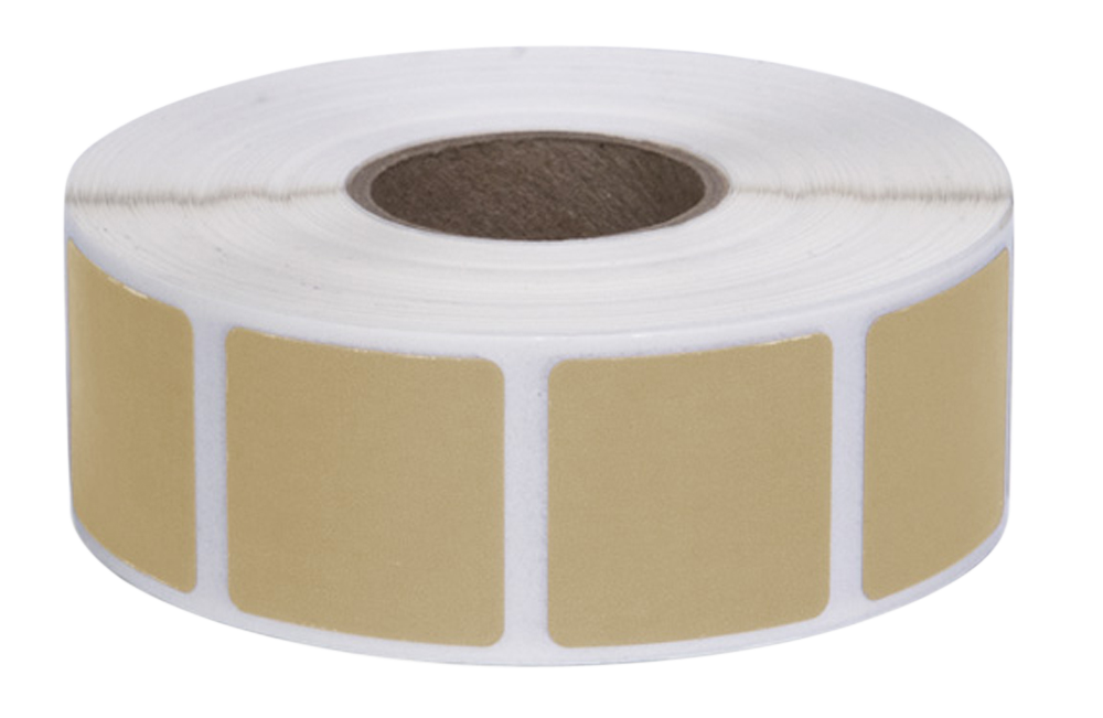 Action Target Inc Square Target Pasters, Action Past/buff Pastersbuff  1000 7/8 Sq Per Roll